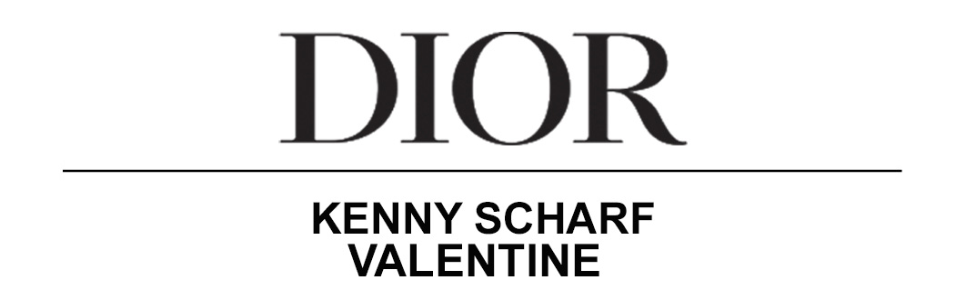 Dior X Kenny Scharf Valentine logo